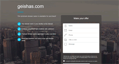Desktop Screenshot of geishas.com